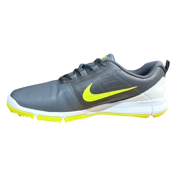 Nike Explorer CTRL #704694-009 Dark Grey/Volt/White Men's Golf Shoes Size 9 New - Picture 7 of 13
